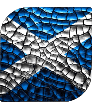 Square Scotland Europe Flags 