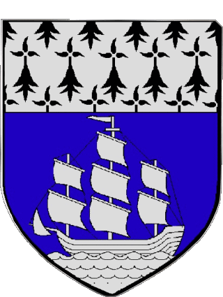 Blasón-Blasón REDON 35 Departamentos - Ciudades Francia Banderas 