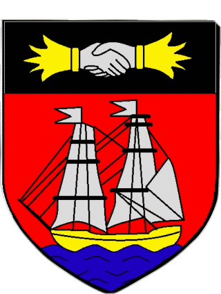 Blasón-Blasón LE MARIN 972 Departamentos - Ciudades Francia Banderas 