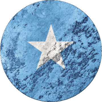 Rond Somalia Afrika Fahnen 