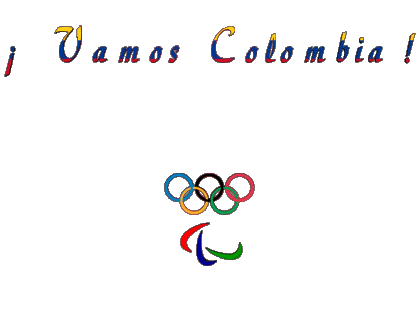 Juegos Olímpicos Vamos Colombia Spagnolo Messagi 