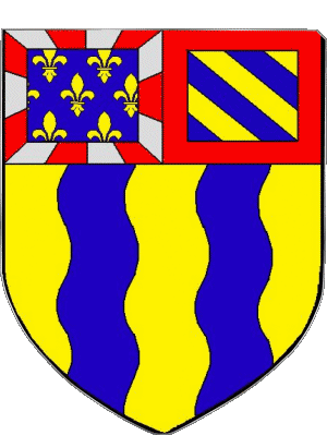 Wappen-Wappen Saone et Loire 71 Abteilungen - Städte Frankreich Fahnen 