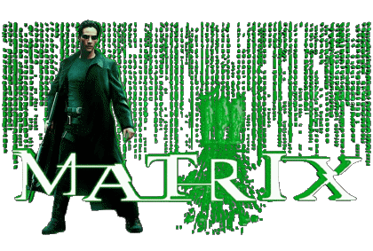 Logotipo Francés Matrix Películas Internacional Multimedia 