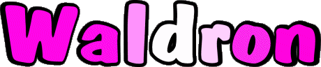 Waldron W MASCULINO - UK - USA - IRL - AUS - NZ Nombre 