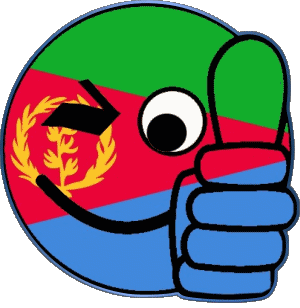 Smiley - OK Eritrea Africa Flags 