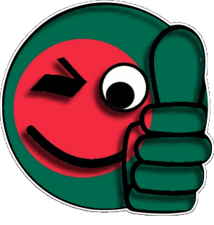 Faccina - OK Bangladesh Asia Bandiere 