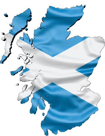 carte Ecosse Europe Drapeaux 