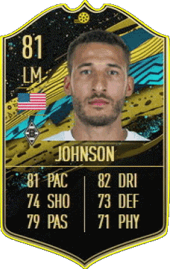 Fabian Johnson U S A F I F A - Giocatori carte Videogiochi Multimedia 