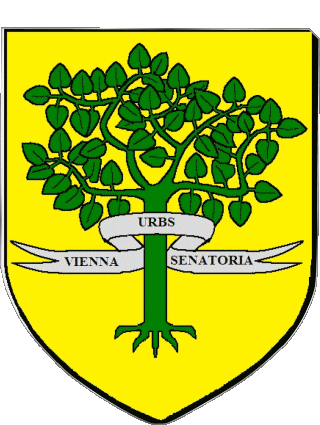 Blazon-Blazon VIENNE 38 Departments - Cities France Flags 