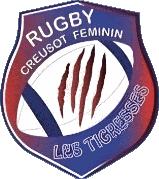 Feminin Creusot Montceau Dept 71 Rugby Club France Logo Sports 