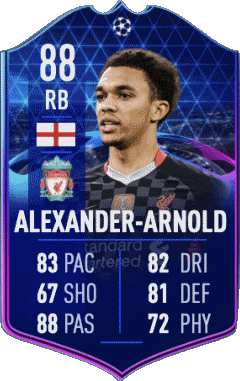 Trent Alexander-Arnold Angleterre F I F A - Jugadores  cartas Vídeo Juegos Multimedia 