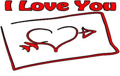 Cuore I Love You Inglese Messagi 