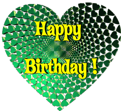 009 Heart Happy Birthday Anglais Messages 