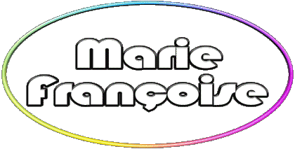 Marie Françoise M Zusammengesetzter WEIBLICH - Frankreich Vorname 