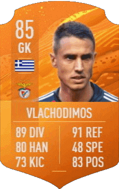 Odisseas Vlachodimos Grecia F I F A - Jugadores  cartas Vídeo Juegos Multimedia 
