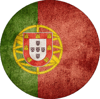 Rond Portugal Europe Drapeaux 