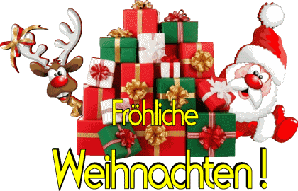 Serie 13 Fröhliche  Weihnachten Tedesco Messagi 