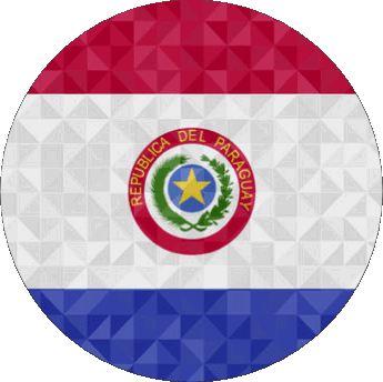 Rond Paraguay Amériques Drapeaux 