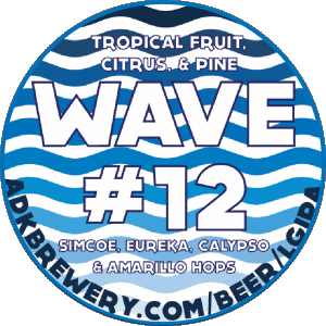 Wave #12-Wave #12 Adirondack USA Beers Drinks 
