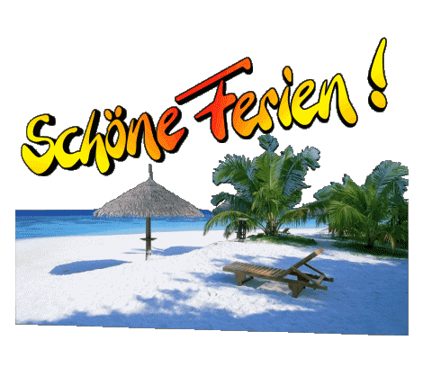 28 Fondo transparente Schöne Ferien Alemán Mensajes 