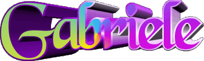 Gabriele G MASCULIN - Allemagne Prénoms 