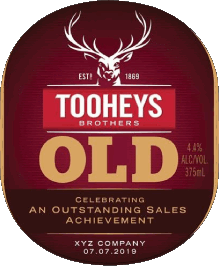 Tooheys Australien Bier Getränke 