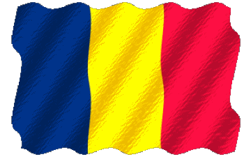Ondulation Tchad Afrique Drapeaux 