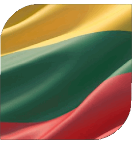 Square Lithuania Europe Flags 