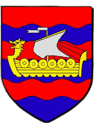 COUTAINVILLE 50 Departamentos - Ciudades Francia Banderas 