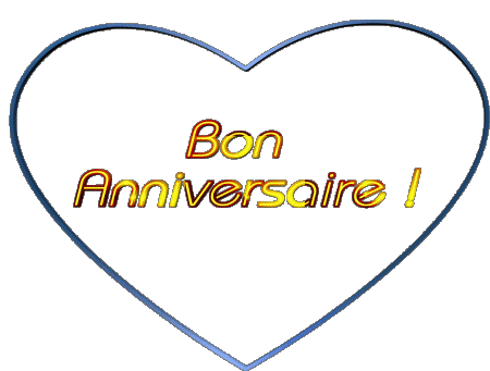 001 Coeur Bon Anniversaire Français Messages 
