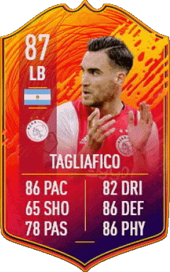 Nicolás Tagliafico Argentinien F I F A - Karten Spieler Videospiele Multimedia 