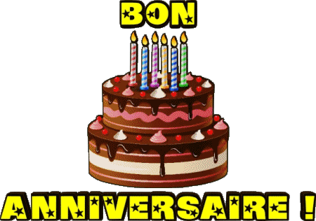 001 Gateaux Bon Anniversaire Französisch Nachrichten 