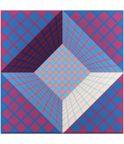 Victor Vasarely Pittore di artisti Umorismo -  Fun 