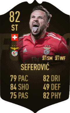 Haris Seferovic Suisse F I F A - Joueurs Cartes Jeux Vidéo Multi Média 