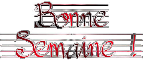 01 Bonne Semaine French Messages 