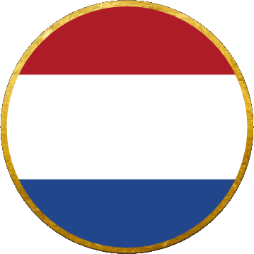 Runde Niederlande Europa Fahnen 