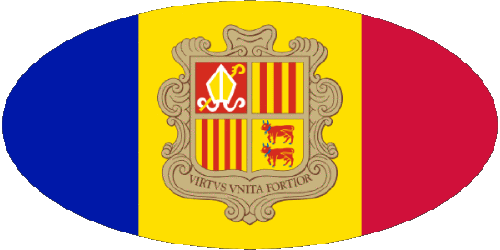 Divers Andorre Europe Drapeaux 