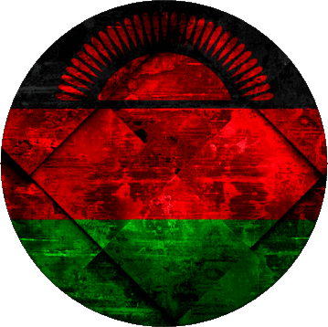 Ronda Malawi África Banderas 