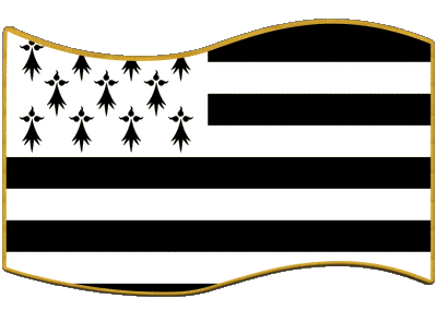 Rectangle Bretagne Régions France Drapeaux 
