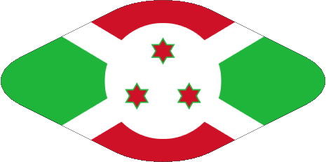 Diverso Burundi África Banderas 
