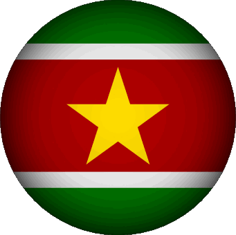 Rond Suriname Amériques Drapeaux 