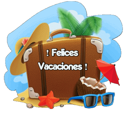 09 Fondo transparente Felices Vacaciones Español Mensajes 