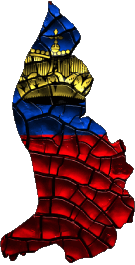 Carte Liechtenstein Europe Drapeaux 