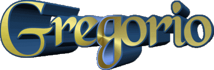 Gregorio G MASCULIN - Italie Prénoms 