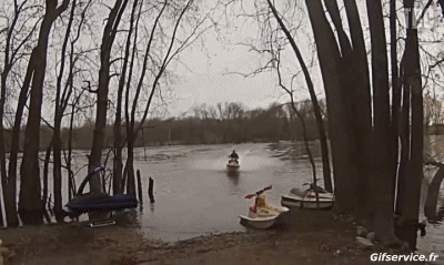 Falls - Fail Jet Ski Transport Humor -  Fun 