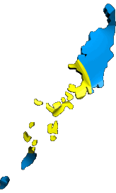 carte Palaos Océanie Drapeaux 