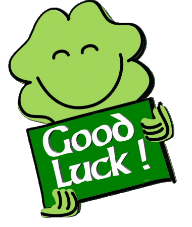 03 Fond Transparent Good Luck Anglais Messages 