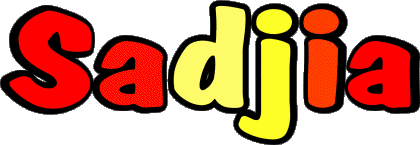 Sadjia S WEIBLICH - Maghreb Muslim Vorname 