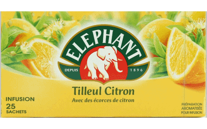 Tilleul Citron-Tilleul Citron Eléphant Thé - Infusions Boissons 