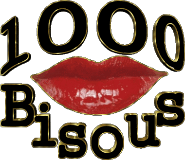 1000 Bisous Français Messages 